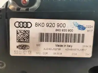 Peça sobressalente para automóvel em segunda mão quadrante por audi a4 berlina (b8) básico referências oem iam 8k0920900  503001621106