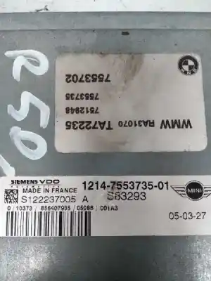 Second-hand car spare part ecu engine control for mini mini (r50,r53) * oem iam references s122237005a s83293 1214755373501