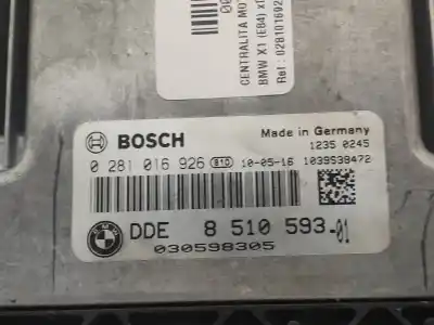 Second-hand car spare part ecu engine control for bmw x1 (e84) xdrive 23d oem iam references 0281016926 13618577665 bosch 851059301 030598305