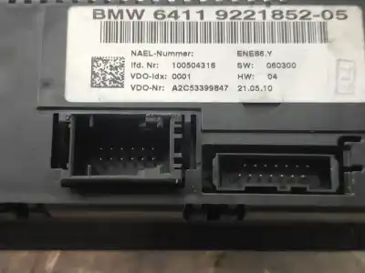 Peça sobressalente para automóvel em segunda mão comando de sofagem (chauffage / ar condicionado)  por bmw x1 (e84) xdrive 23d referências oem iam 6411922185205 64119292263 a2c53399847
