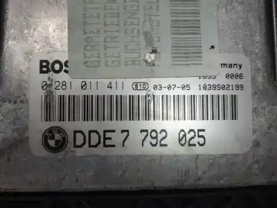 Second-hand car spare part ecu engine control for bmw serie 3 compact (e46) 318td oem iam references 0281011411  dde7792025