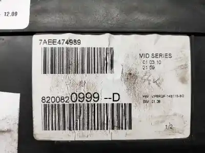 Peça sobressalente para automóvel em segunda mão quadrante por renault clio iii exception referências oem iam 8200820999  7aee474989