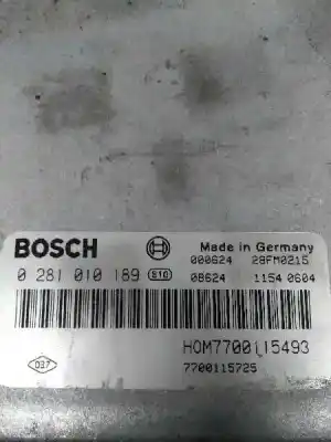 Автозапчасти б/у блок управления двигателем за renault scenic rx4 (ja0) 1.9 dci salomon ссылки oem iam 0281010189 7700115725 hom7700115493