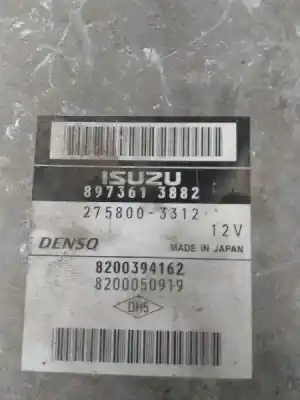 Pièce détachée automobile d'occasion calculateur moteur ecu pour renault vel satis (bj0) 3.0 v6 dci turbodiesel cat références oem iam 2758003312 8200394162 8200050919 8973613882