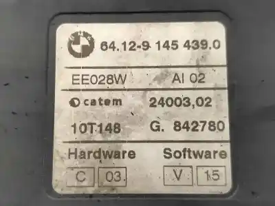 Second-hand car spare part electronic module for bmw x3 (e83) 2.0d oem iam references 641291454390  