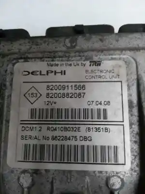 Second-hand car spare part ecu engine control for renault twingo 1.5 dci diesel oem iam references r0410b032e 8200882087 81351b 8200911566