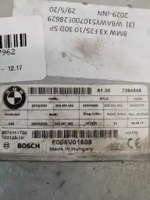 Second-hand car spare part electronic module for bmw x3 (f25) xdrive 30d oem iam references 6135734649  f005v01608