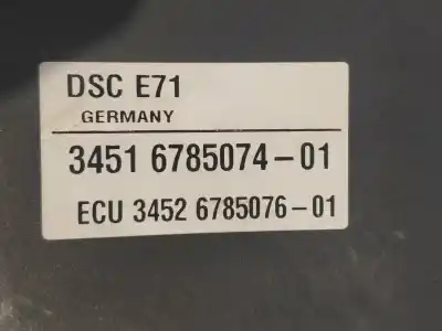 Peça sobressalente para automóvel em segunda mão abs por bmw serie x6 (e71) 3.0 3.5d referências oem iam 0265250240 265960319 34526785076 34516780126 34516785074