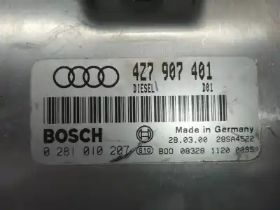 Автозапчастина б/у ебу контролер двигуна для audi a6 c5 avant (4b5, 4b6) 2.5 tdi посилання на oem iam 0281010207 d01 4z7907401