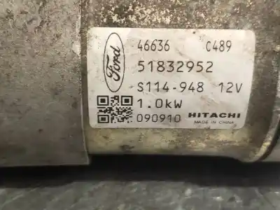 Second-hand car spare part starter motor for ford ka (ccu) titanium+ oem iam references   