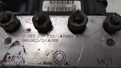 Peça sobressalente para automóvel em segunda mão abs por nissan note (e11e) 1.5 dci turbodiesel cat referências oem iam 0265231732 476609u100 0265800518