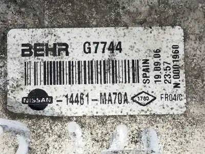 Peça sobressalente para automóvel em segunda mão intercooler por nissan atleon 3.0d referências oem iam 14461ma70a  