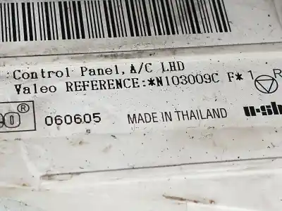Second-hand car spare part heating / air conditioning control panel for nissan note (e11e) 1.4 cat oem iam references n103009c  060605