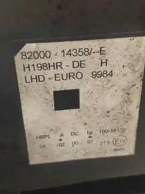 Автозапчастина б/у права фа для renault vel satis (bj0) expression посилання на oem iam 8200014358e  