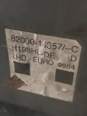 Second-hand car spare part left headlight for renault vel satis (bj0) expression oem iam references 8200014357c  