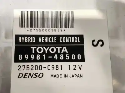 Second-hand car spare part ecu engine control for lexus rx 400h oem iam references 2752000981  8998148500