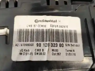 Peça sobressalente para automóvel em segunda mão quadrante por citroen c4 lim. feel referências oem iam 9812832380  a2c97398300
