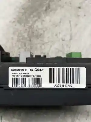 Second-hand car spare part fuse box unit for citroen c4 lim. feel oem iam references 9806687980 bsiq0401 a2c3884870c