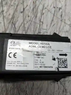 Second-hand car spare part electronic module for citroen c4 lim. feel oem iam references 966560298000  