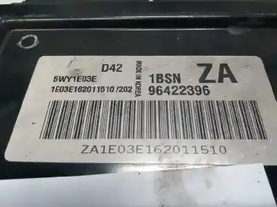 Second-hand car spare part ecu engine control for chevrolet lacetti sx oem iam references 5wy1e03e d42 1bsn za 96422396