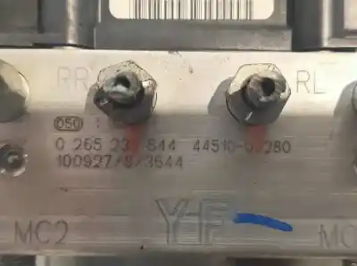 Pezzo di ricambio per auto di seconda mano abs per toyota auris active riferimenti oem iam 0265232644  4451002280 0265800986