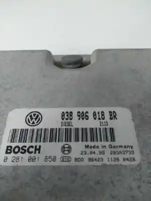 Second-hand car spare part ecu engine control for skoda octavia berlina (1u2) 1.9 tdi slx (81kw) oem iam references 0281001850  038906018br