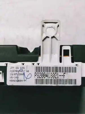 Peça sobressalente para automóvel em segunda mão quadrante por renault modus base authentique referências oem iam p8200418021f  216784745