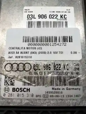 Автозапчасти б/у блок управления двигателем за audi a4 avant (8k5) (2008) 2.0 16v tdi ссылки oem iam 0281015310  03l906022kc