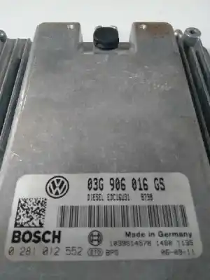 Автозапчастина б/у ебу контролер двигуна для skoda superb (3u4) 1.9 tdi посилання на oem iam 0281012552 edc16u31 03g906016gs