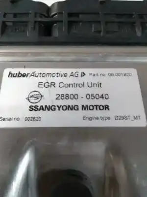 Автозапчастина б/у ебу контролер двигуна для ssangyong rexton * посилання на oem iam 2880005040  d29stmt