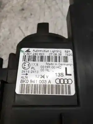 Автозапчасти б/у левая фара за audi a4 avant (8k5) (2008) 2.0 16v tdi ссылки oem iam 0301240601  8k0941003a
