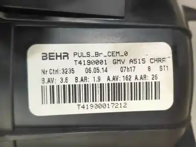 Peça sobressalente para automóvel em segunda mão motor de sofagem por citroen c3 tonic referências oem iam t4190001  t41900017212