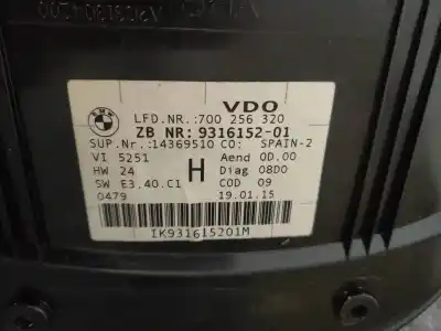 Second-hand car spare part dashboard for bmw x1 (e84) xdrive 18d oem iam references 931615201  700256320