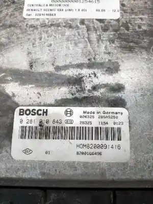Second-hand car spare part ecu engine control for renault scenic rx4 (ja0) 1.9 dci salomon oem iam references 0281010843 8200166496 hom8200091416
