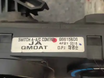 Peça sobressalente para automóvel em segunda mão comando de sofagem (chauffage / ar condicionado)  por daewoo lacetti se referências oem iam 96615406  4f21