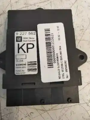 Gebrauchtes Autoersatzteil elektronisches modul zum opel vectra c berlina club oem-iam-referenzen 5wk46002