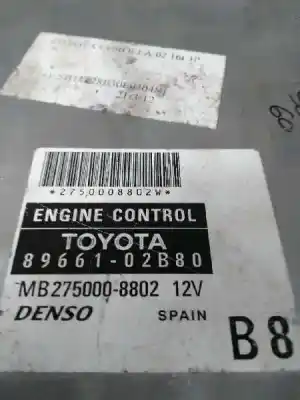 Peça sobressalente para automóvel em segunda mão centralina de motor uce por toyota corolla (e12) 1.6 16v referências oem iam 8966102b80  mb2750008802