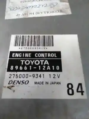 Peça sobressalente para automóvel em segunda mão centralina de motor uce por toyota corolla (e12) 1.6 16v referências oem iam 8966112a10  2750009341