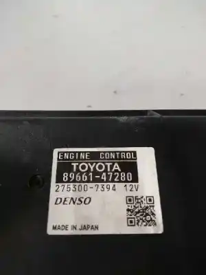 Pezzo di ricambio per auto di seconda mano centralina motore per toyota prius (nhw30) * riferimenti oem iam 8966147280  2753007394