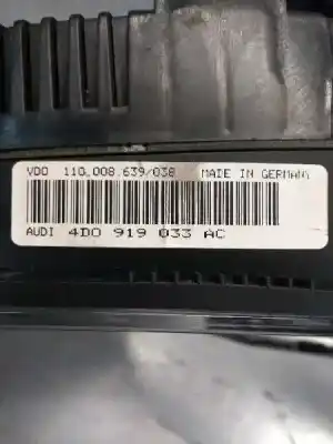 Автозапчасти б/у приборная доска за audi a8 (d2) 4.2 quattro ссылки oem iam 110008639038  4d0919033ac