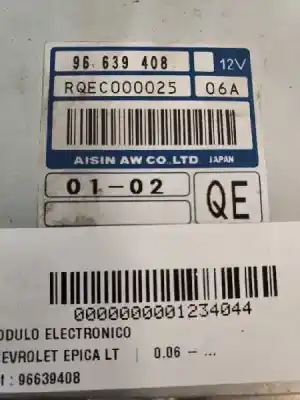Second-hand car spare part electronic module for chevrolet epica lt oem iam references 96639408  