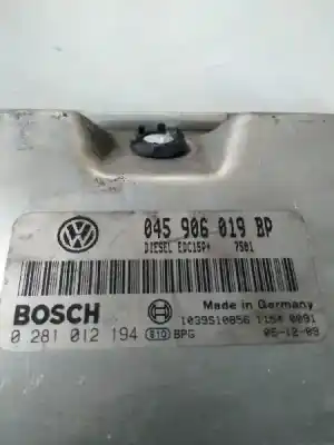 İkinci el araba yedek parçası ecu motor kontrol cihazi için volkswagen polo (9n3) 1.4 tdi oem iam referansları 0281012194 edc15p 045906019bp