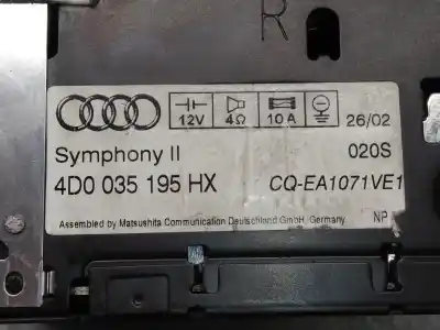 Pièce détachée automobile d'occasion système audio / radiocd pour audi a8 (d2) 2.5 tdi références oem iam 4d0035195hx  