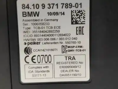 Second-hand car spare part electronic module for bmw serie 2 active tourer (f45) 218d advantage oem iam references 8410937178901  55076010