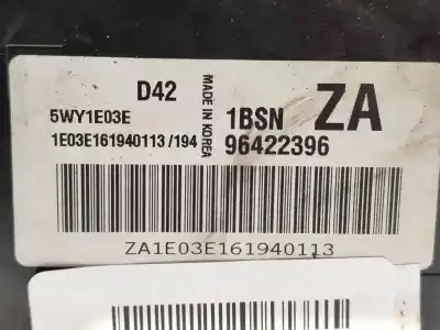 Second-hand car spare part ecu engine control for chevrolet lacetti cdx oem iam references 5wy1e03e d42 1bsn za 96422396