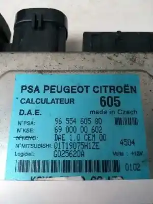 Second-hand car spare part electronic module for citroen c2 (jm_) 1.6 vts oem iam references 9655460580 q1t19075h1ze 6900000602