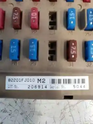 Second-hand car spare part fuse box unit for subaru xv executive oem iam references 82201fj010 m2 5044 206914