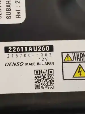 Second-hand car spare part ecu engine control for subaru xv executive oem iam references 2757001002  22611au260