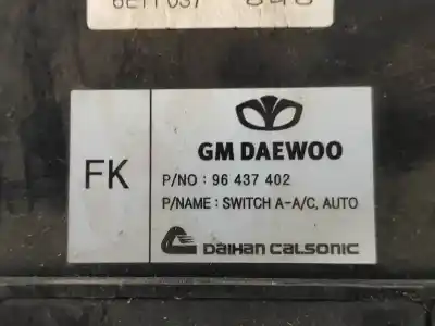 Peça sobressalente para automóvel em segunda mão comando de sofagem (chauffage / ar condicionado)  por chevrolet aveo lt referências oem iam 96437402  