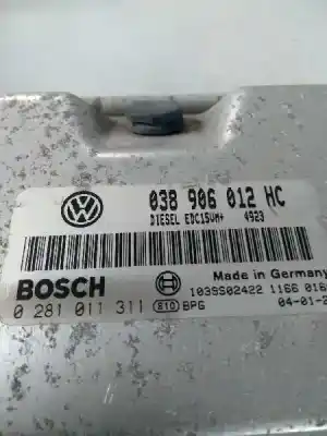 Tweedehands auto-onderdeel ecu motorcontroller voor skoda octavia berlina (1u2) 1.9 tdi oem iam-referenties 0281011311 edc15vm 038906012hc